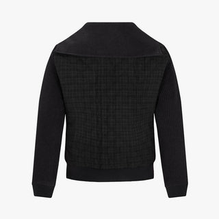 Tweed Quilted Jumper (Ivory)