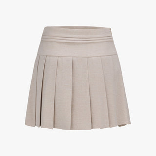 Twinkle Pleated Skirt (Beige)
