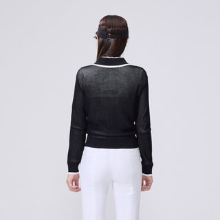 Neck Shirring T-Shirt (White)