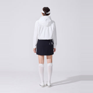 Eyelet Lace Collar T-shirt (White)