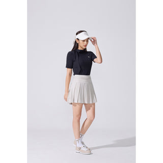 Quilted Buckle Loafers (Beige)