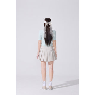 Quilted Buckle Loafers (Beige)