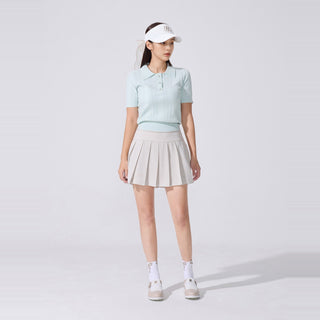 Quilted Buckle Loafers (Beige)