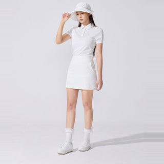Organza Shoelace Sneaker Golfshoes (White)