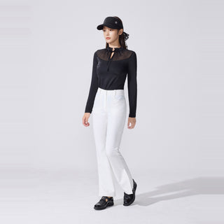 Lace Scarf Visor (Black)