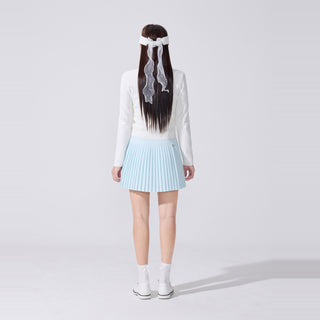 Tulle Frill Ankle Socks (White)