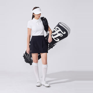 Lace Logo Knee Socks (White)