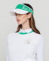 Garden Flower Visor - Green