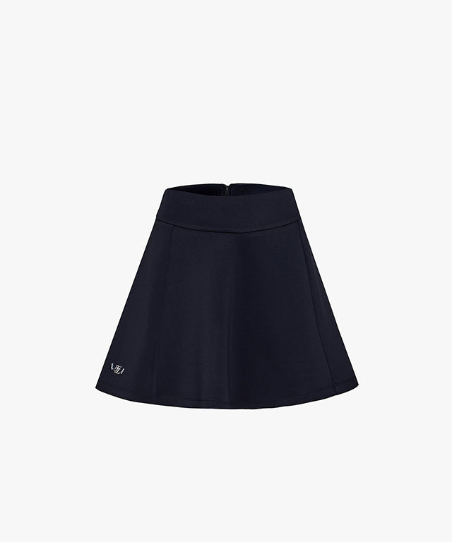 FAIRLIAR Neoprene Flared Skirt
