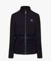 [Final Sale] FAIRLIAR Windproof Hybrid Flare Knit Outer (Black)