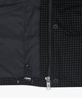 FAIRLIAR Gingham Check Short Down Vest (Black)