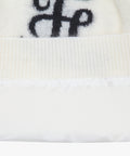 FAIRLIAR Windproof Intarsia Logo Knit (White)