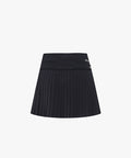 FAIRLIAR Chain Flare Pleated Skirt