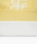 FAIRLIAR Windproof Intarsia Logo Knit (Yellow)