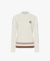 [Final Sale] FAIRLIAR Windproof Overlap Neck Jacquard Knit