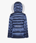 FAIRLIAR Fox Fur Waistband Down Outer (Navy)
