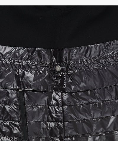 [Final Sale] FAIRLIAR Windproof Hybrid Flare Knit Outer (Black)