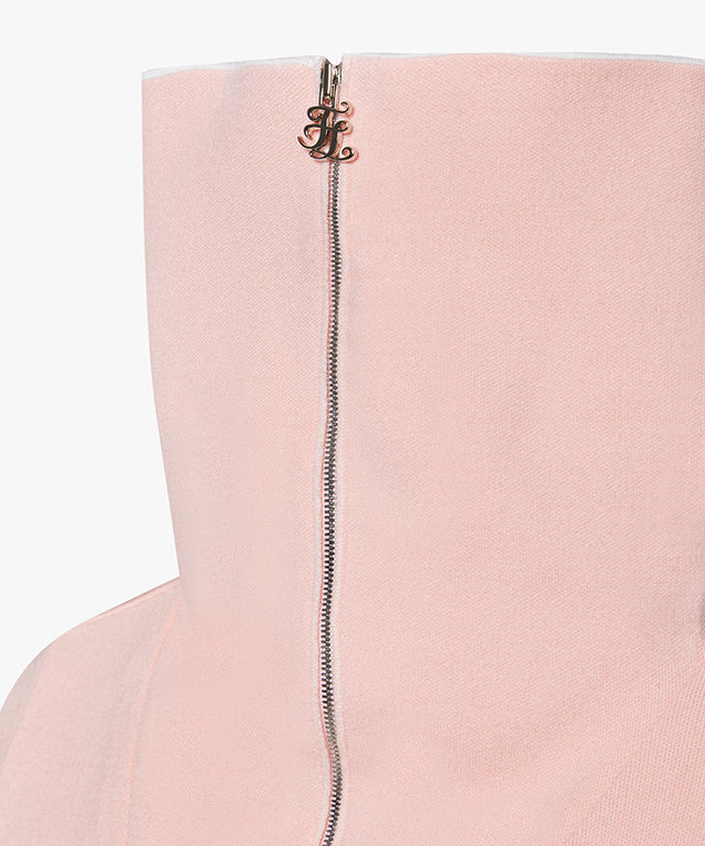 FAIRLIAR Windproof Shawl Collar Zip-up Knit