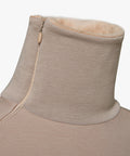 FAIRLIAR Oblique Fur-lined T-shirt