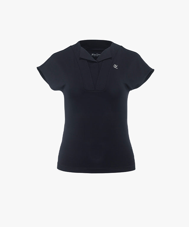FAIRLIAR Cap Sleeve T-shirt (Black)