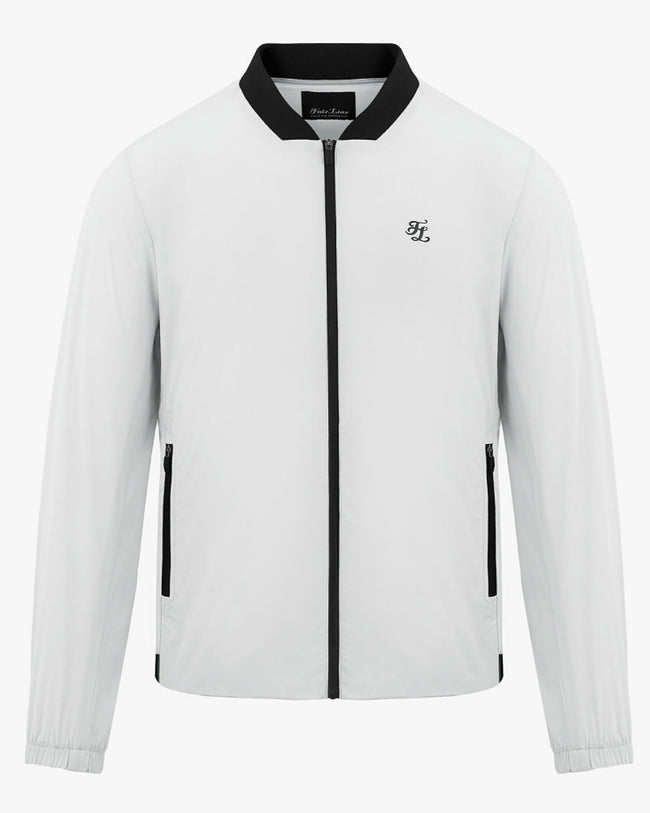 Men's Zip-Up Windbreaker Golf Jacket - Grey