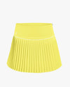 [FINAL SALE] Fair Liar Signature Flared Pleated Skirt - Yellow