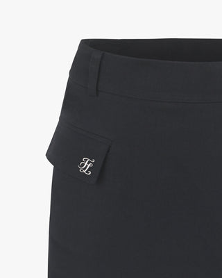 Side Slit Button Skirt