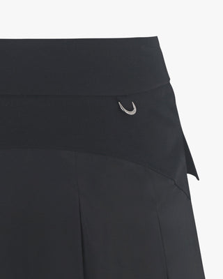 Cargo Flared High Waist Skirt