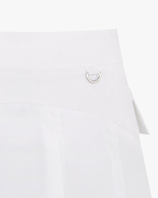 Cargo Flared High Waist Skirt