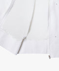 FAIRLIAR Windproof diamond pattern zip-up cardigan (White)