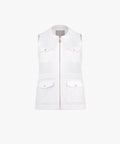 FAIRLIAR Gold Point Pocket Vest (White)