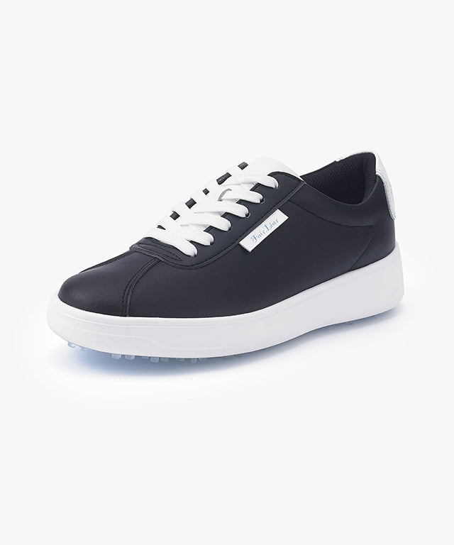 FAIRLIAR Heart Sneakers Golf Shoes (Black)