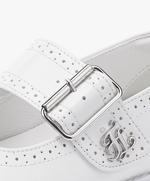 FAIRLIAR Mary Jane Golf Shoes (White)