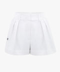FAIRLIAR Pintuck Wide Short Pants (White)
