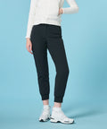 FAIRLIAR Padded Band Jogger Pants (Black)