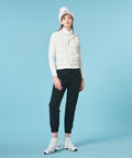 FAIRLIAR Ruffle Knit Down Vest (White)