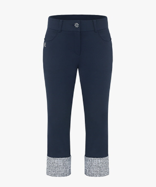 FAIRLIAR Tweed Color Pants (Navy)