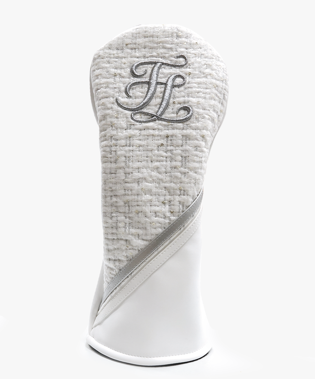 FAIRLIAR Tweed Driver Cover (White)