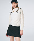 FAIRLIAR Reverse Tweed Layer Skirt